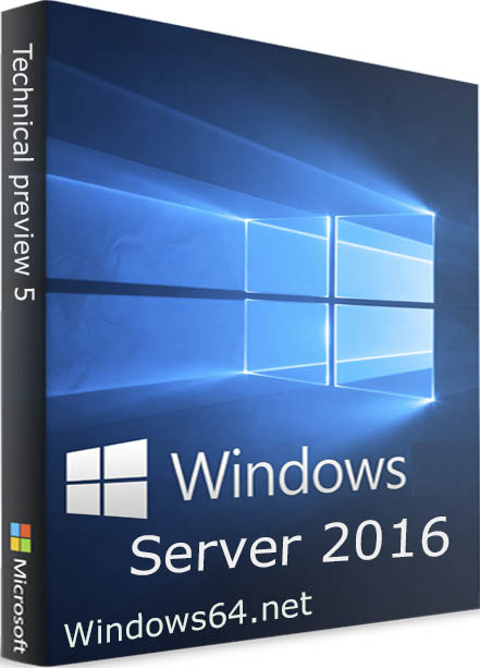 Коробка Windows Server 2016 x64