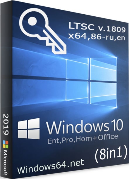 Windows 10  x64 x86 + Office 2019 (8in1) Ru En удобная установка с флешки