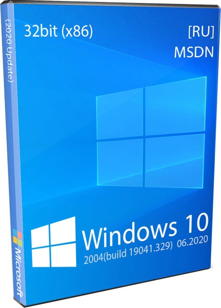 Windows 10 32bit 2004 Оригинальный ISO образ x86