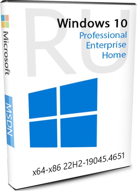 Windows 10 22H2 19045.4651 Оригинальные образы MSDN/VLSC 2024 на русском