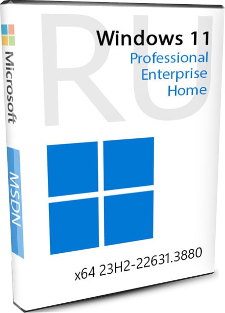 Windows 11 23H2 22631.3880 Оригинальные образы MSDN/VLSC 2024 на русском