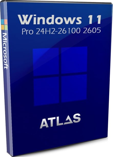 Windows 11 Pro 24H2 Atlas OS игровая сборка с высоким FPS на русском