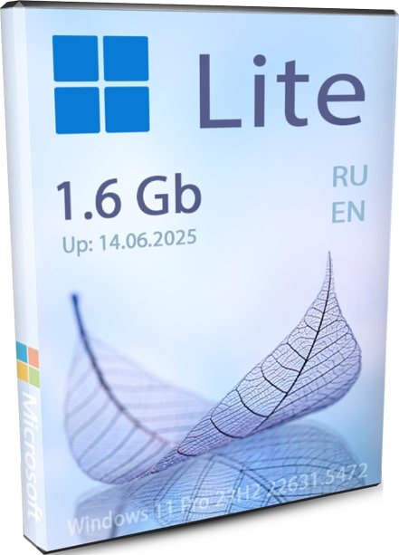 Windows 11 Pro 23H2 Lite RU/EN сокращенная версия iso 1.64 GB