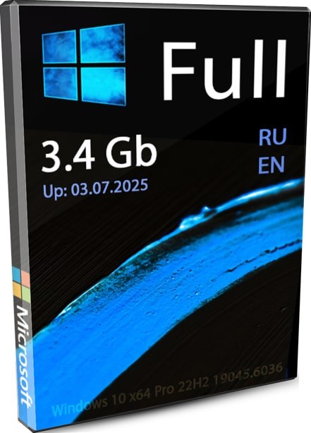 Windows 10 x64 Full RU/EN - чистый оригинал без слежки 19045.6036