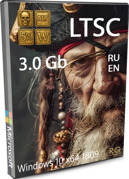 Windows 10 x64 Для слабого ноутбука - самая быстрая 1809 LTSC 17763.7919 RU EN